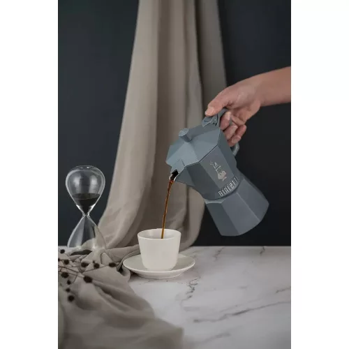 BIALETTI Moka Exclusive Indukciós kotyogó szürke - 6 adagos