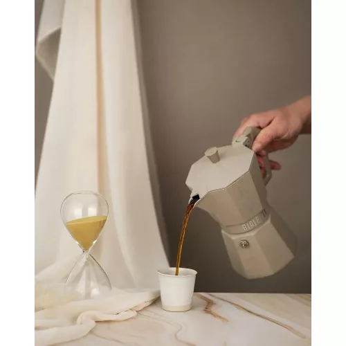 BIALETTI Moka Exclusive Indukciós kotyogó homok - 3 adagos