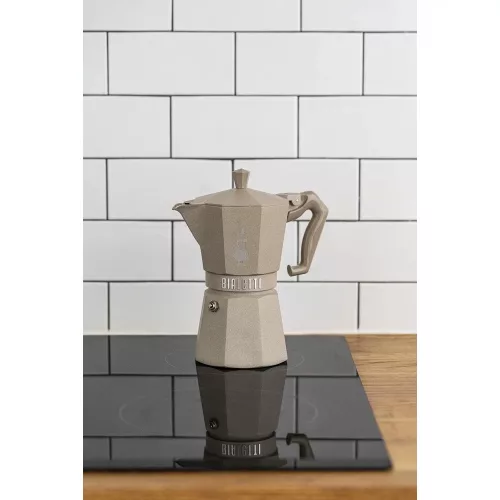 BIALETTI Moka Exclusive Indukciós kotyogó homok - 6 adagos