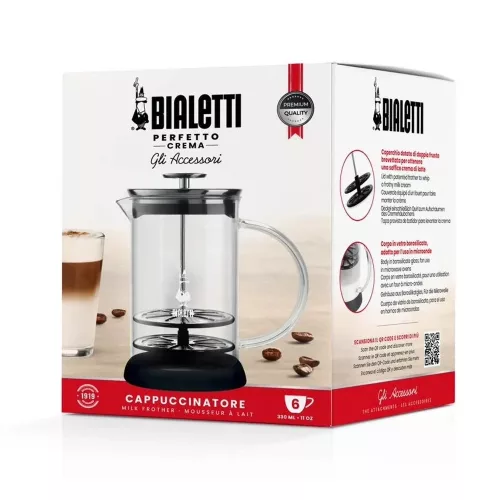 BIALETTI Üveg tejhabosító
