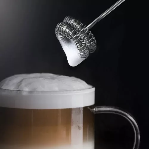 BIALETTI Mini kézi akkumulátoros tejhabosító PRO Silver