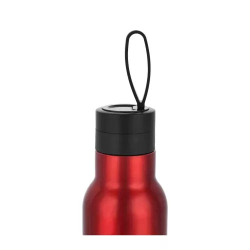 BIALETTI Hőtartó rozsdamentes acél palack 500ml PIROS