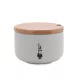 BIALETTI Porcelán cukortartó - bambusz tetővel