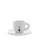 BIALETTI MOKA KÁVÉSCSÉSZE SZETT FEHÉR