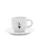 BIALETTI MOKA CAPPICINO CSÉSZE SZETT FEHÉR