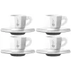 BIALETTI MOKA CSÉSZE SZETT FEHÉR 4DB-OS
