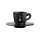BIALETTI MOKA CSÉSZE SZETT FEKETE 4DB-OS
