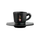 BIALETTI MOKA CSÉSZE SZETT FEKETE 4DB-OS