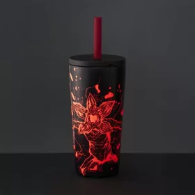 BIALETTI STRANGER THINGS-  TUMBLER WITH STRAW 600ML
