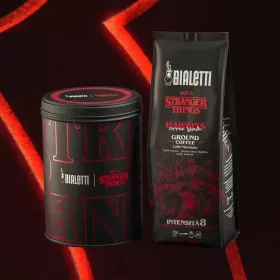   BIALETTI STRANGER THINGS - TIN + PACK OF 250 GR OF GROUND COFFEE