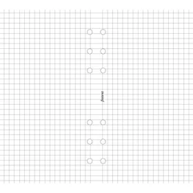   Kalendárium betét, jegyzetlap, A4, kockás, FILOFAX, fehér