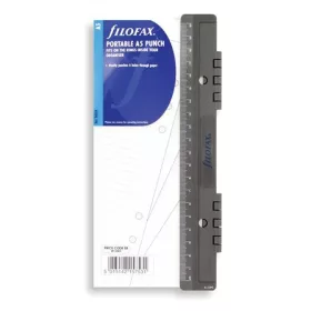   Kalendárium betét, lyukasztó, personal méret, hordozható, FILOFAX
