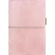 Kalendárium, gyűrűs, betétlapokkal, A5 méret, FILOFAX, "Domino Soft", pasztell rózsaszín