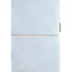 Kalendárium, gyűrűs, betétlapokkal, A5 méret, FILOFAX, "Domino Soft", pasztellkék