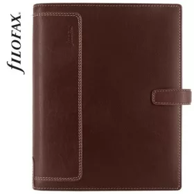   Kalendárium, gyűrűs, betétlapokkal, A5 méret, FILOFAX, "Holborn", barna