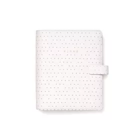   Kalendárium, gyűrűs, betétlapokkal, A5, FILOFAX "Moonlight", fehér