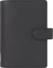 Kalendárium, gyűrűs, betétlapokkal, A5, FILOFAX "Norfolk", fekete