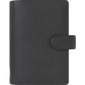   Kalendárium, gyűrűs, betétlapokkal, A5, FILOFAX "Norfolk", fekete