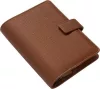 Kalendárium, gyűrűs, betétlapokkal, personal méret, FILOFAX "Camden", mokka
