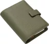 Kalendárium, gyűrűs, betétlapokkal, personal méret, FILOFAX "Camden", oliva