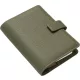 Kalendárium, gyűrűs, betétlapokkal, personal méret, FILOFAX "Camden", oliva