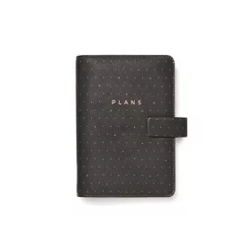   Kalendárium, gyűrűs, betétlapokkal, personal méret, FILOFAX "Moonlight", fekete