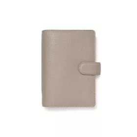   Kalendárium, gyűrűs, betétlapokkal, personal méret, FILOFAX "Norfolk", barnásszürke