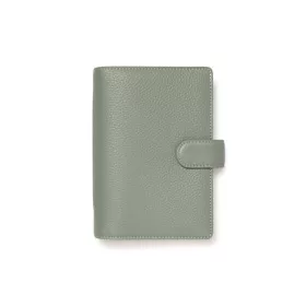   Kalendárium, gyűrűs, betétlapokkal, personal méret, FILOFAX "Norfolk", zöld