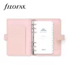 Kalendárium, gyűrűs, betétlapokkal, personal méret, FILOFAX "Saffiano", halvány rózsaszín