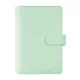 Kalendárium, gyűrűs, betétlapokkal, personal méret, FILOFAX "Saffiano", menta