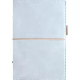   Kalendárium, gyűrűs, betétlapokkal, personal méret, FILOFAX, "Domino Soft", pasztellkék