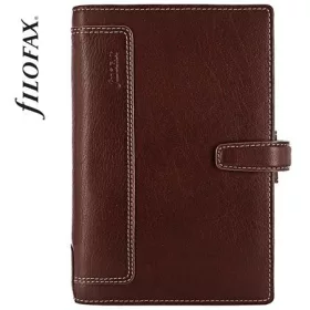   Kalendárium, gyűrűs, betétlapokkal, personal méret, FILOFAX, "Holborn", barna