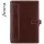 Kalendárium, gyűrűs, betétlapokkal, personal méret, FILOFAX, "Holborn", barna