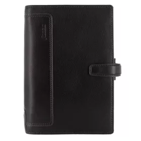   Kalendárium, gyűrűs, betétlapokkal, personal méret, FILOFAX, "Holborn", fekete