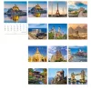 Falinaptár, A4, LIZZYCALENDAR "A világ csodái"