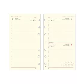   Kalendárium betét, tervező, napi, "M", SATURNUS, chamois 2027