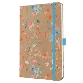   Naptár, A5, heti, 2027, kemény borító, SIGEL "Jolie", Blue Floral Serenity