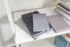 Naptár, A6, heti, 2027, kemény borító, SIGEL "Jolie", Twilight Grey