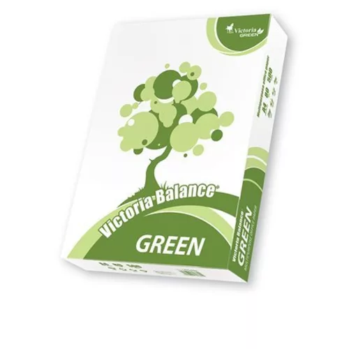 Másolópapír, újrahasznosított, A4, 80 g, VICTORIA PAPER "Balance Green"