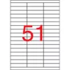 Etikett, univerzális, 70x16,9 mm, APLI, 5100 etikett/csomag