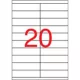 Etikett, univerzális, 105x29 mm, APLI, 2000 etikett/csomag