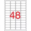Etikett, 45,7x21,2 mm, biztonsági, kerekített sarkú, APLI, 480 etikett/csomag
