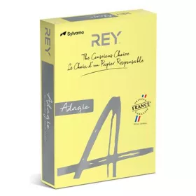   Másolópapír, színes, A4, 160 g, REY "Adagio", pasztell sárga