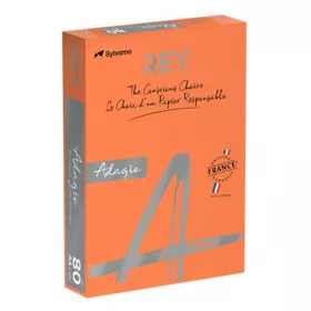   Másolópapír, színes, A4, 80 g, REY "Adagio", intenzív narancssárga