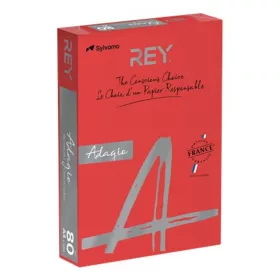   Másolópapír, színes, A4, 80 g, REY "Adagio", intenzív piros