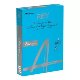   Másolópapír, színes, A4, 80 g, REY "Adagio", intenzív kék