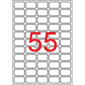  Etikett, univerzális, 36,8x23,8 mm, eltávolítható, kerekített sarkú, APLI, 5500 etikett/csomag