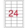 Etikett, univerzális, 64,6x33,8 mm, eltávolítható, APLI, 2400 etikett/csomag