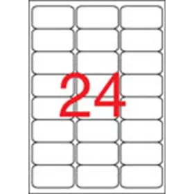   Etikett, univerzális, 64x33,9 mm, kerekített sarkú, APLI, 2400 etikett/csomag