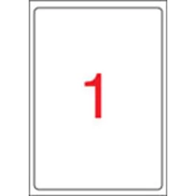   Etikett, univerzális, 199,6x289,1 mm, kerekített sarkú, APLI, 100 etikett/csomag